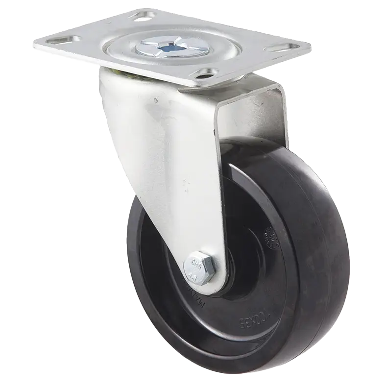 MKT100/MZPHT 100mm High Temperature Swivel Plate Castor 100kg